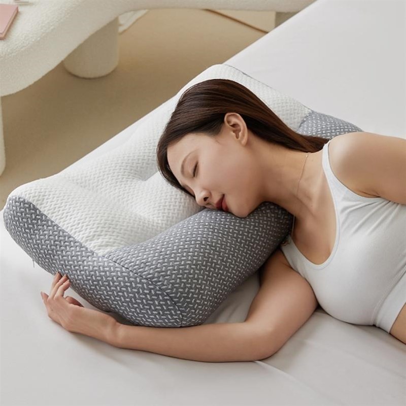 改善颈椎曲度枕头助眠安神护颈高端枕芯偏硬不塌陷家用睡眠专用男