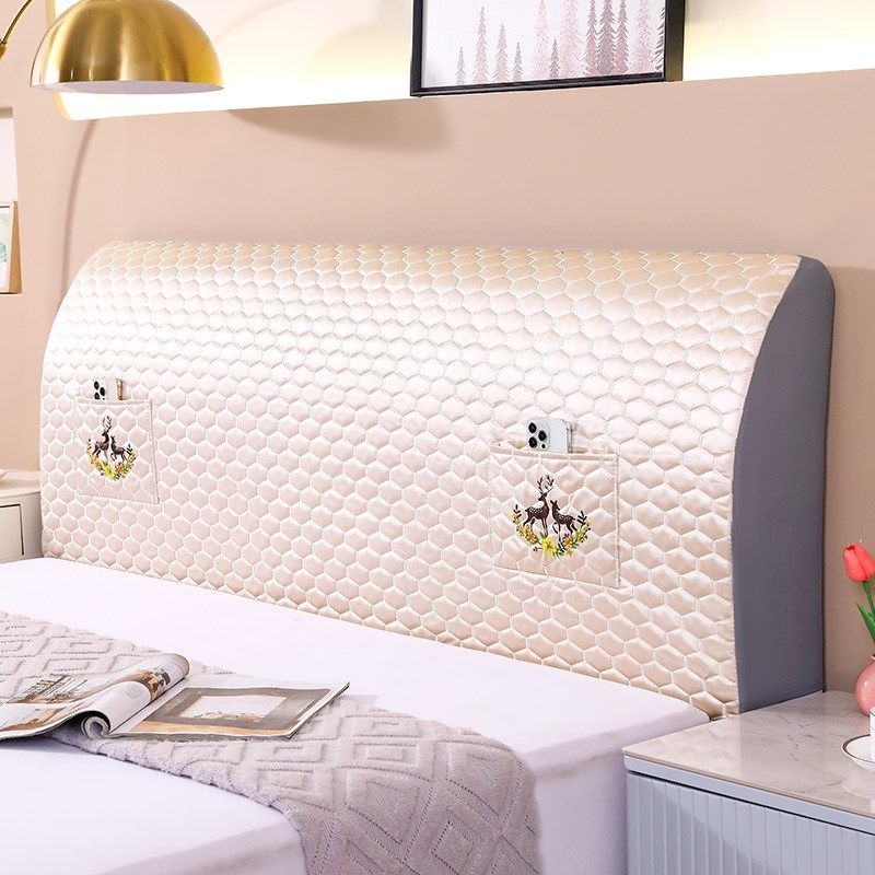 床头罩新款四季全包木床床头遮丑软包加厚床头靠背防尘罩,居家布艺,床头罩,淘宝优惠券,粉丝福利购,淘宝优惠卷