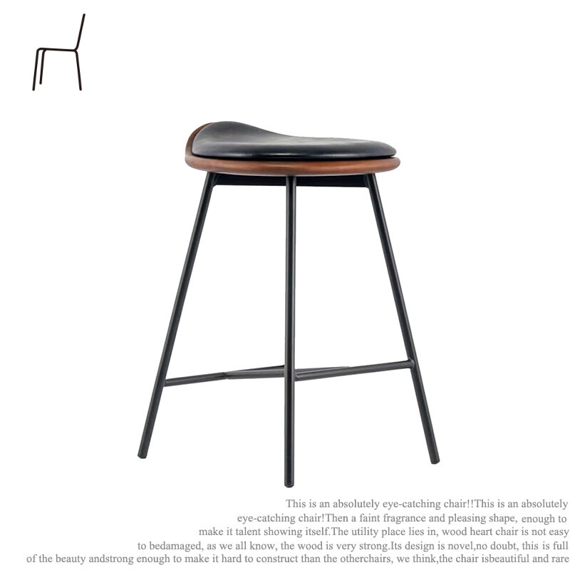 极简吧台椅设计师款前台酒吧咖啡厅家用岛台酒吧凳时尚创意高脚凳,住宅家具,家用高脚椅,淘宝优惠券,粉丝福利购,淘宝优惠卷