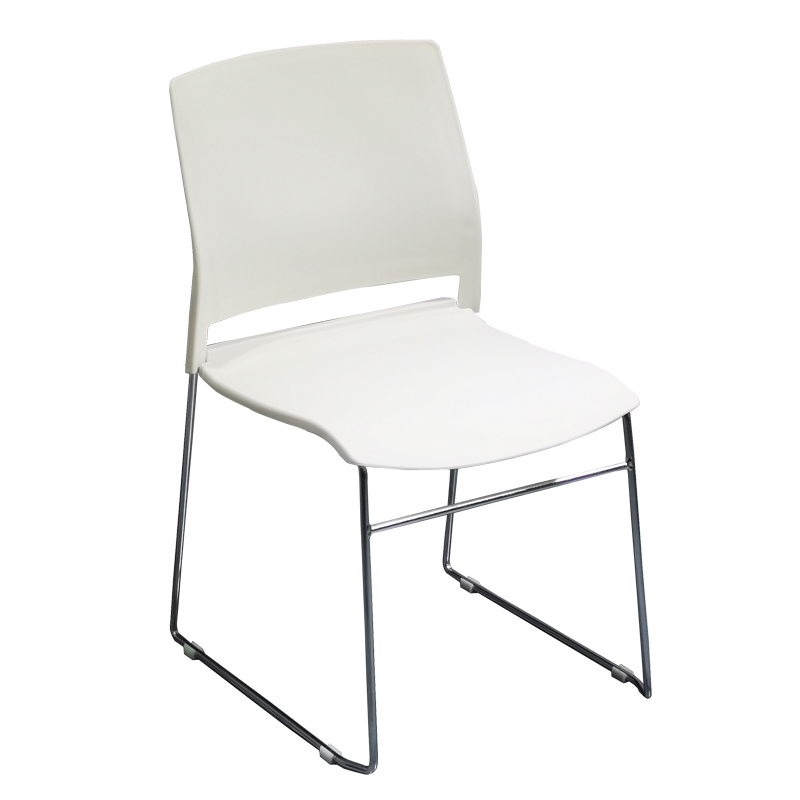 培训椅会议椅无扶手弓形职员椅现代简约会客洽谈椅办公椅电脑椅子