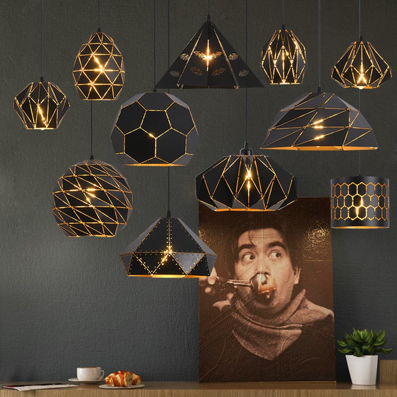 商用店铺吊灯复古工业风餐厅吧台酒吧创意个性火锅店装饰锅盖灯具