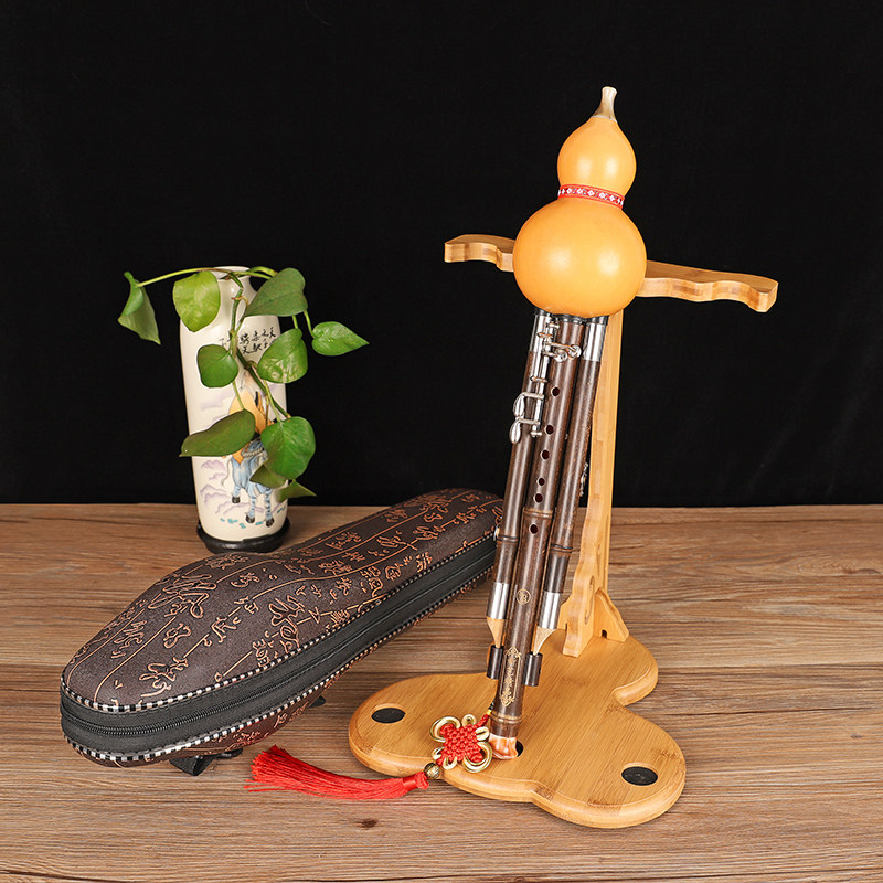 王大叔七孔加键葫芦丝演奏型C降GF调紫竹9孔宽音域新艺