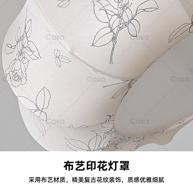 中古纹布艺吊灯美拉德侘寂风实木法式复古卧室栗子灯,家装灯饰光源,卧室/书房吊灯,淘宝优惠券,粉丝福利购,淘宝优惠卷