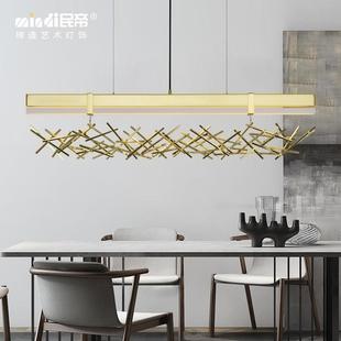 个性 饰灯私人订制工程灯具 创意餐吊灯极简不锈钢后现代样板房装