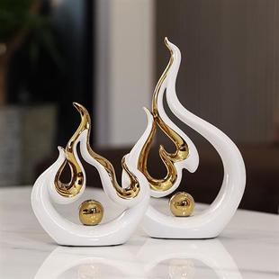 布置 蒸蒸日上电视柜摆件家居饰品轻奢高档现代客厅酒柜玄关软装