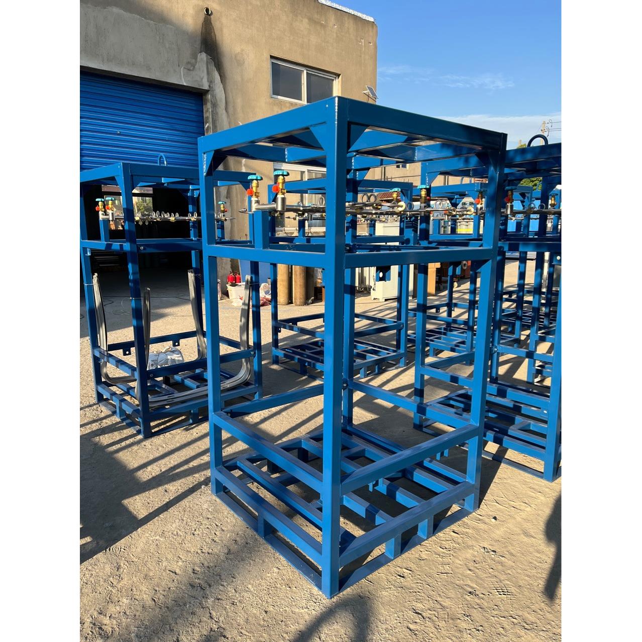 氧气氩气二氧化碳氢气16瓶组钢瓶立式集装格