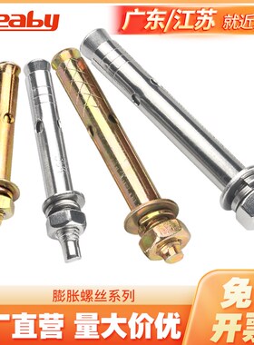 膨胀螺丝铁镀锌拉爆炸涨管螺钉304/316不锈钢膨胀螺栓M6M8M10-M20