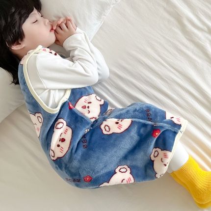 宝宝睡觉护肚子神器婴儿防踢被肚兜秋冬儿童护肚围U肚脐防着凉睡
