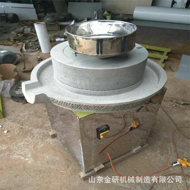 电动豆浆米浆石磨机芝麻香油石磨机传统玉米小麦面粉磨