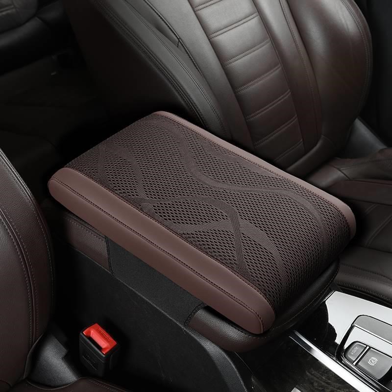红旗eqm5扶手箱垫网布防滑增高款红旗汽车中央扶手箱高级记忆棉