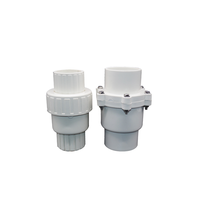 PVC给水管/单向/止回/逆止75/90/110/10/中间