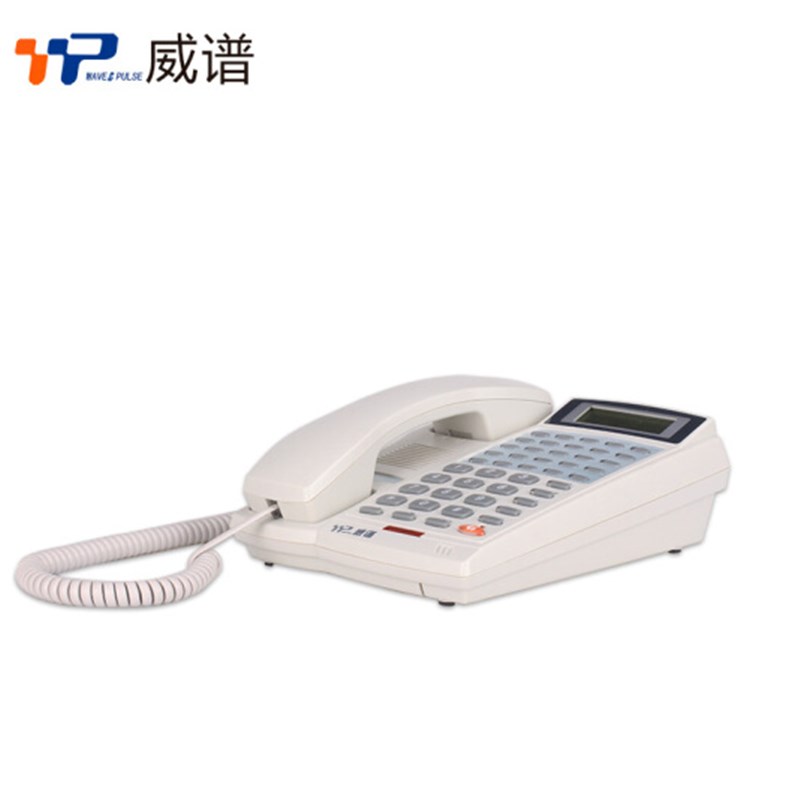 威谱DT2CE型 2键中文数字话机适用F D  B2专用话机 前台