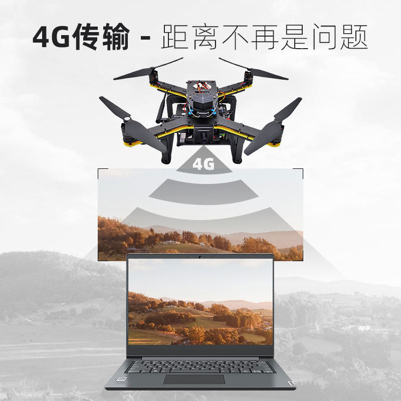 阿木实验室二次开发四旋翼开源无人机pixhawk树莓派无人机diy