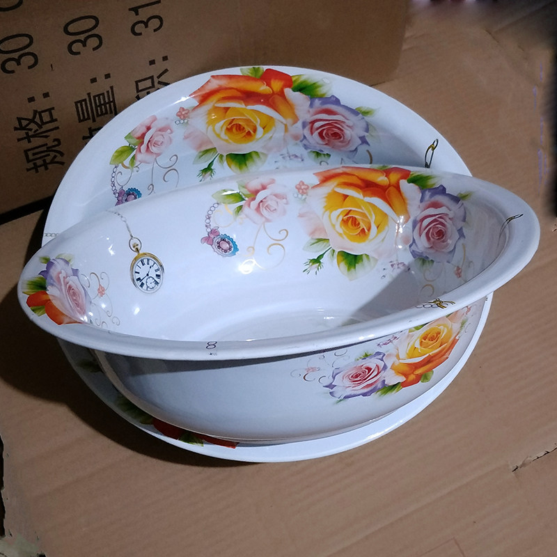 特厚珐琅高档搪瓷洗脸盆面盆汤盆洗菜水果盆和面盆老式盆洗屁屁盆,家庭/个人清洁工具,脸盆,淘宝优惠券,粉丝福利购,淘宝优惠卷
