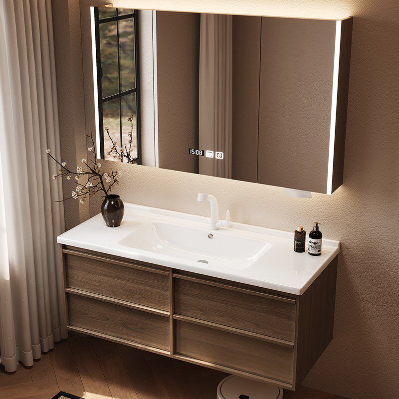 中古风浴室柜陶瓷一体盆骨骼线洗脸池洗手盆柜柜洗漱台,家装主材,浴室柜组合,淘宝优惠券,粉丝福利购,淘宝优惠卷