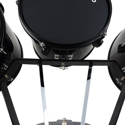 爵士朗 黑色行进背架小军鼓 背架三联鼓 小军鼓