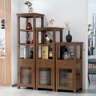 客厅红酒架家用葡萄酒展示柜置物架子餐厅酒柜非实木酒杯架收纳架