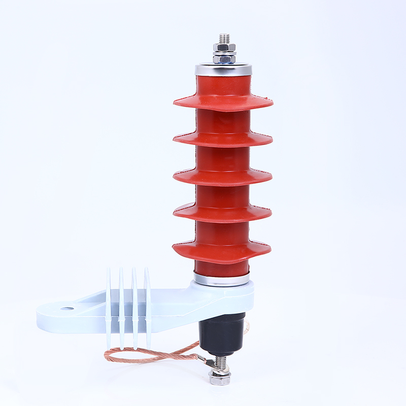 10KV 脱挂型 高压氧化锌避雷器 HY5WS-17/50L 带安装支架带脱离器