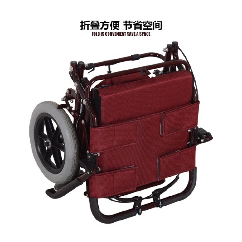 爱鑫老年人购物车可坐可折叠车四轮助行器轮椅代步车加大老年手推