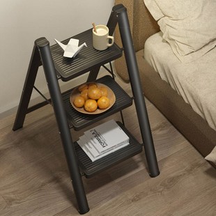 中创梯子家用人字梯室内加厚小型便携三步四步梯凳宿舍