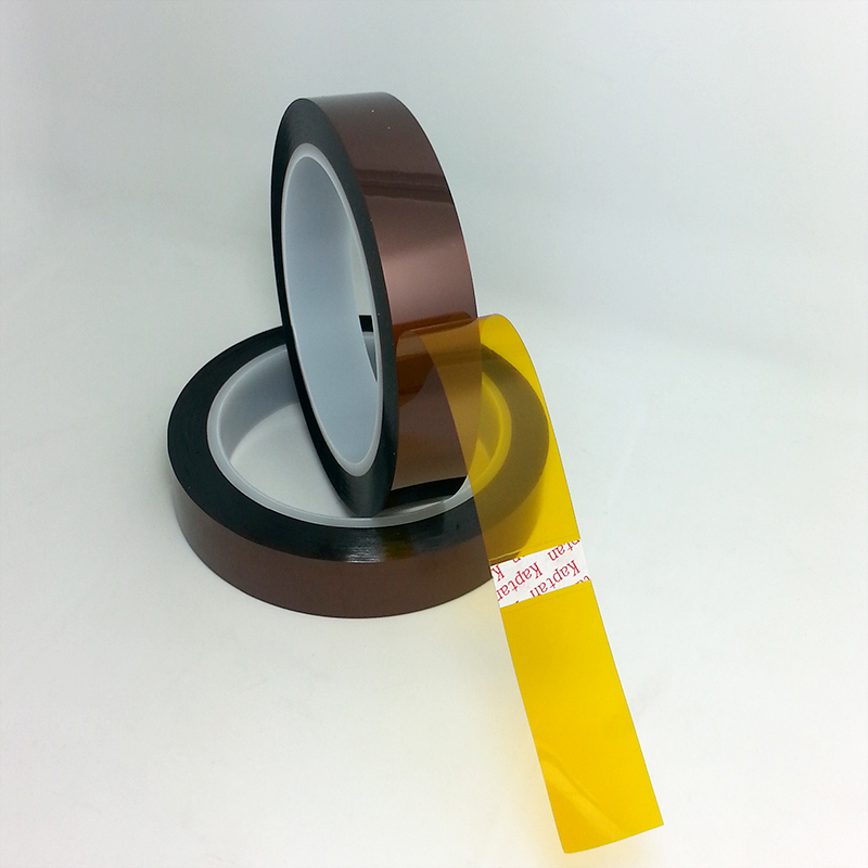 加厚金手指胶带茶色高温胶PI聚酰亚胺薄膜耐高温绝缘纸锂电池捆绑