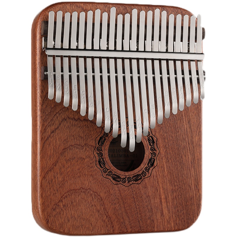比三呆弹吉他卡林巴琴拇指琴鲁儒21板式箱式黄檀木kalimba便携式
