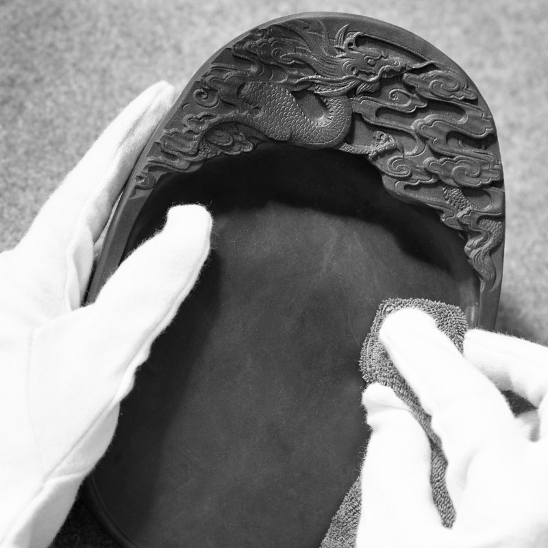 善琏湖笔端砚墨水砚台磨墨文房四宝毛笔书法笔墨纸砚老坑精品笔砚