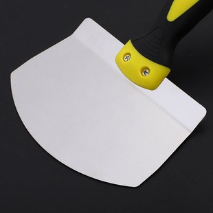 弧形托灰板扇形托泥板灰铲加厚上料器油工瓦工抹灰腻子灰铲