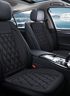 汽车加热坐垫车载座椅垫电热暖垫靠垫通用冬季新款车用12V24V座垫
