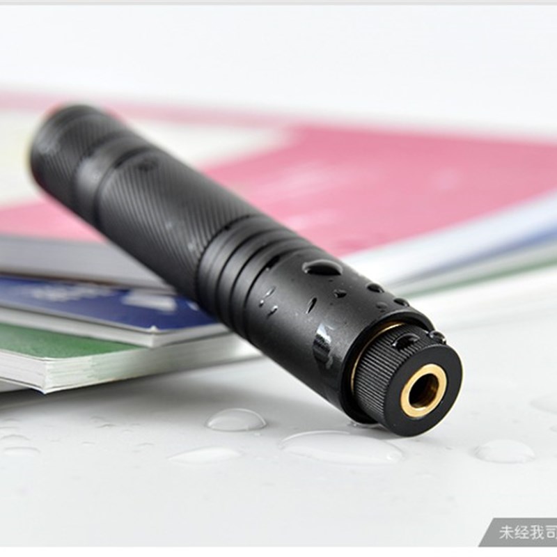 便携式手电红外线笔激光定位镭射灯一字十字点标线器调粗细