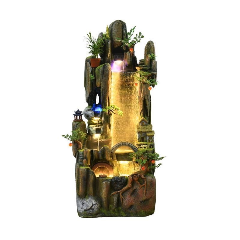 大型假山喷泉水景客厅办公室阳台加湿器高山流水装饰落地造景,家居饰品,流水摆件,淘宝优惠券,粉丝福利购,淘宝优惠卷