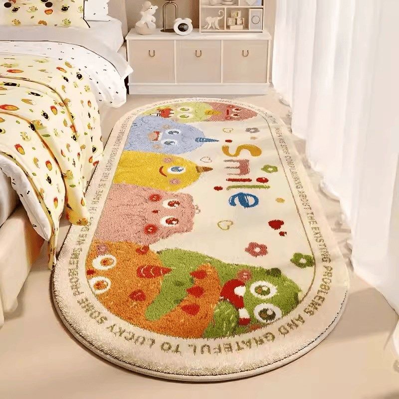儿童房卧室仿羊绒加厚地毯公风床边毯女孩床下客厅茶几毛绒地垫,居家布艺,床边毯,淘宝优惠券,粉丝福利购,淘宝优惠卷