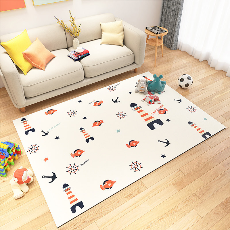 客厅地毯防滑儿童房间卡通爬行垫家用擦免洗大面积卧室地垫,居家布艺,地毯,淘宝优惠券,粉丝福利购,淘宝优惠卷