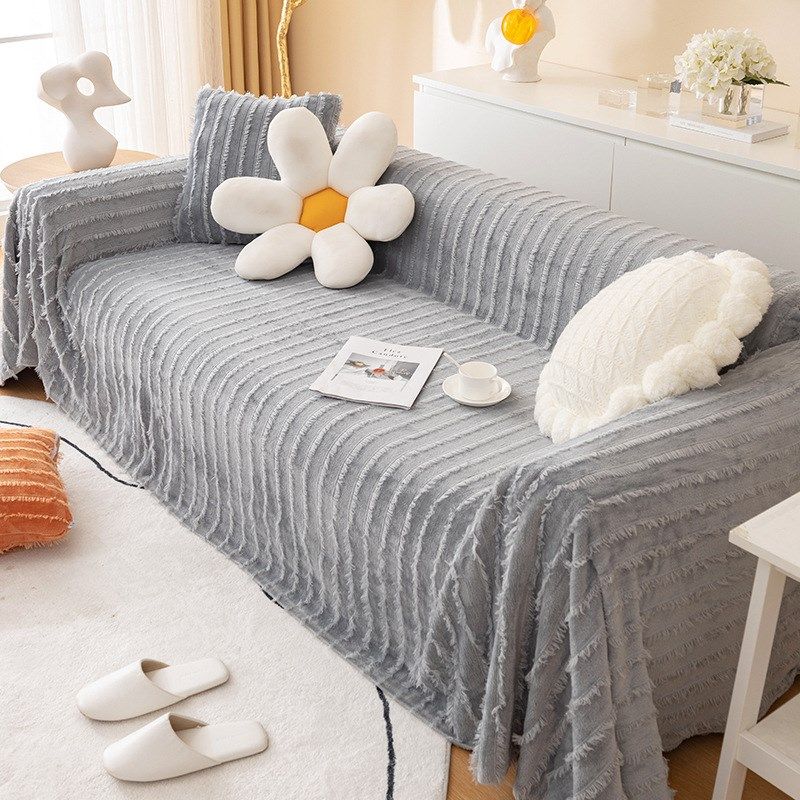 冬季毛绒沙发盖布奶油风全部盖来通用盖巾休闲毯保暖坐垫沙发垫,居家布艺,沙发垫,淘宝优惠券,粉丝福利购,淘宝优惠卷
