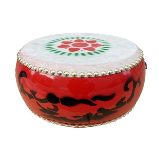 汉唐相和歌踏鼓舞蹈课房打节奏鼓教学老师牛皮加厚大红表演道