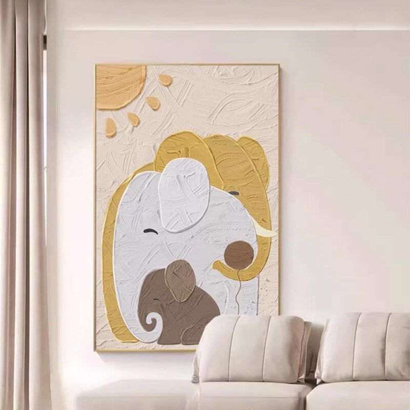 抽象意式极简客厅装饰画现代沙发背景墙挂画大幅落地画玄关画