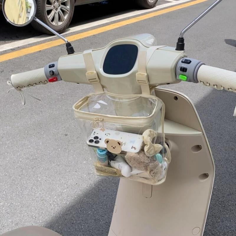 电动车挂包防水置物袋前置大容量手机挂袋储物包通用电瓶摩托车