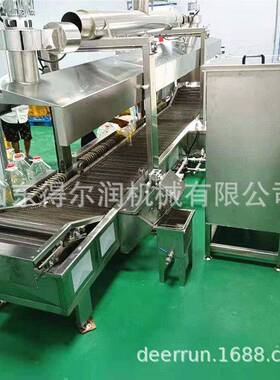 得尔润快餐投创业资 煎饼果型子薄薄脆片油炸机 中小脆成型油炸生
