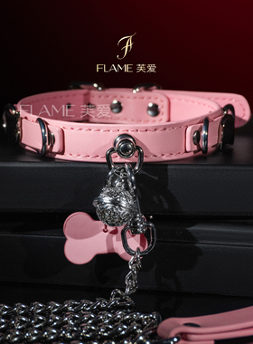 FLAME芙爱*puppy银猫铃铛项圈choker脖圈颈圈女m颈圈配饰定制刻字