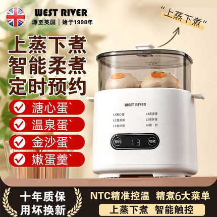 多功能蒸蛋器家用小型迷你一人自动断电可预约定时鸡蛋宿舍煮蛋器