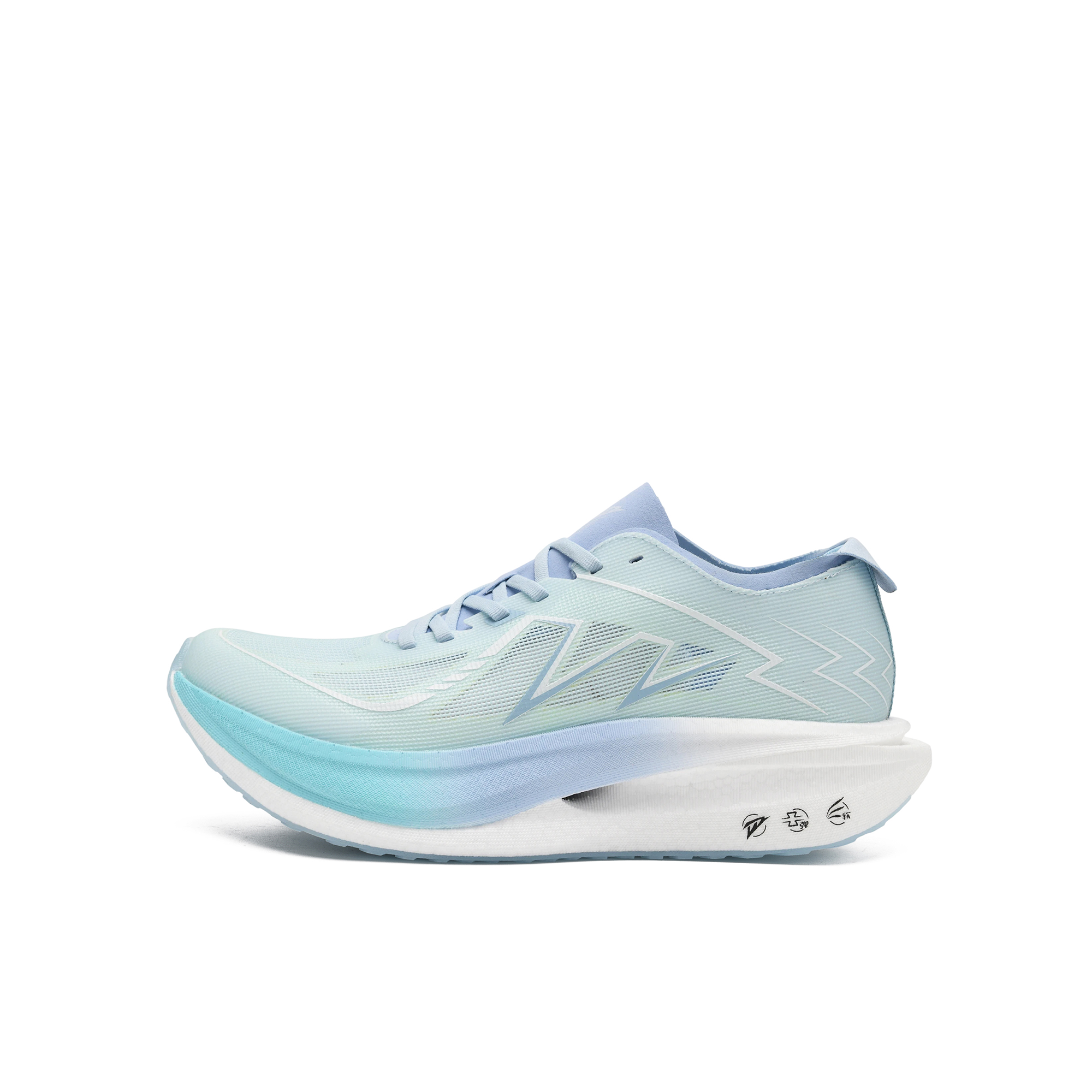 轻跑者锋刃2.0棉花糖夜光版全掌真碳双层中底竞速训练长跑马拉松