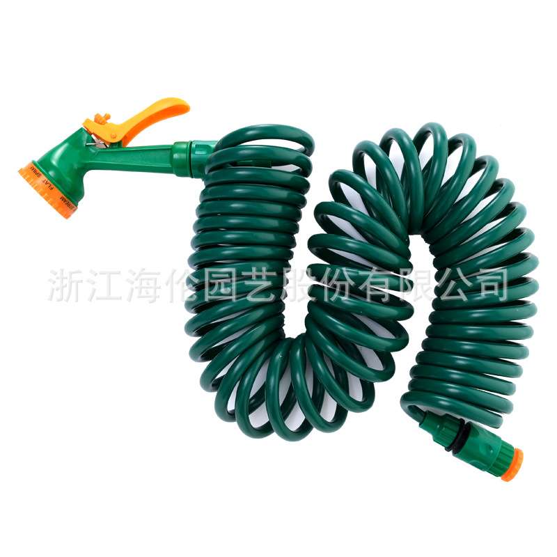园林灌溉花园浇花多功能喷枪高压水枪水管软管EVA弹簧洗车器