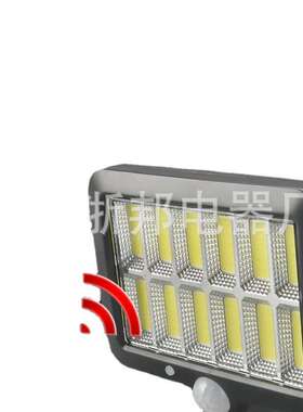 新款12面分体式太阳能56led感应壁灯160COB分离式车库户外庭院灯