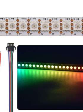 APA102C LED灯带 SK9822 30 60 72 144灯 5050 RGB幻彩全彩灯条5V