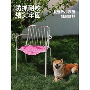 月饼喵丨路可丝粉色宠物冰垫冰窝夏天耐撕咬狗窝凉席猫咪降温圆形