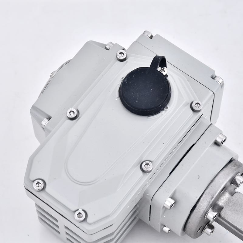 304电动蝶阀D971X-16四氟对夹式软密封全不锈钢调节开关DN65 100