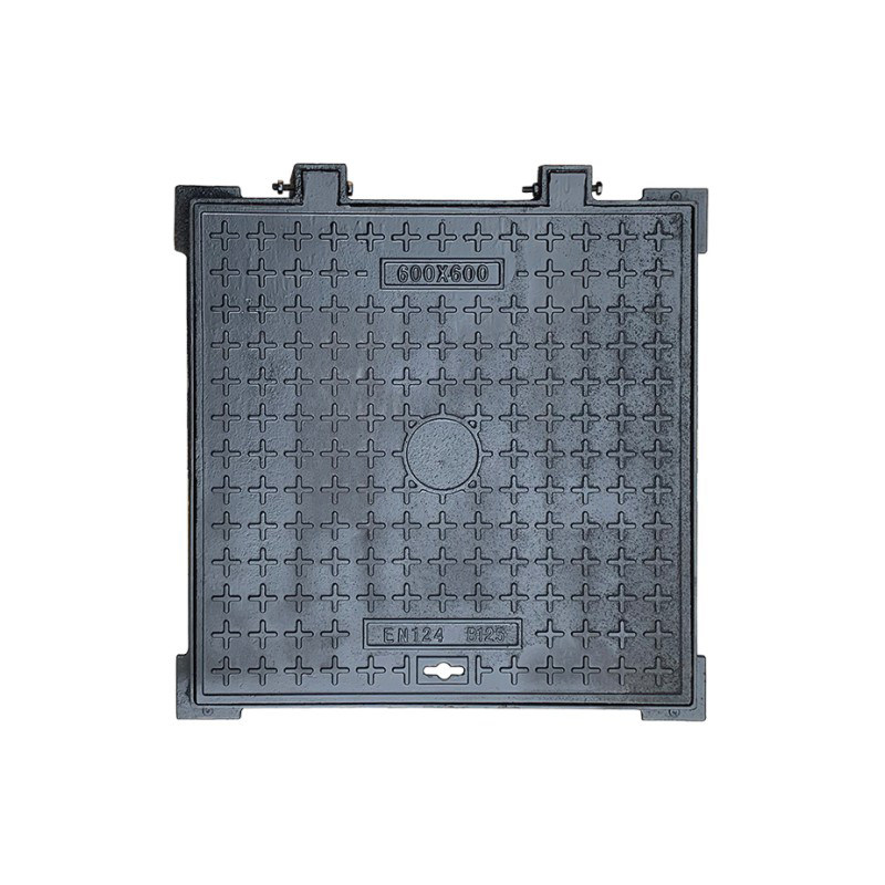 球墨铸铁井盖电力井盖铸铁通信窨井盖雨污水电缆井盖方形手孔井盖