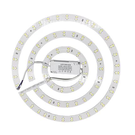 LED三色遥控无极调光灯带吸顶灯芯改造灯板圆形灯盘灯条灯管光源