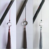 古风玉佩配饰禁步压襟水墨玉环扇坠笛子流苏穗子洞箫挂件吊坠挂饰