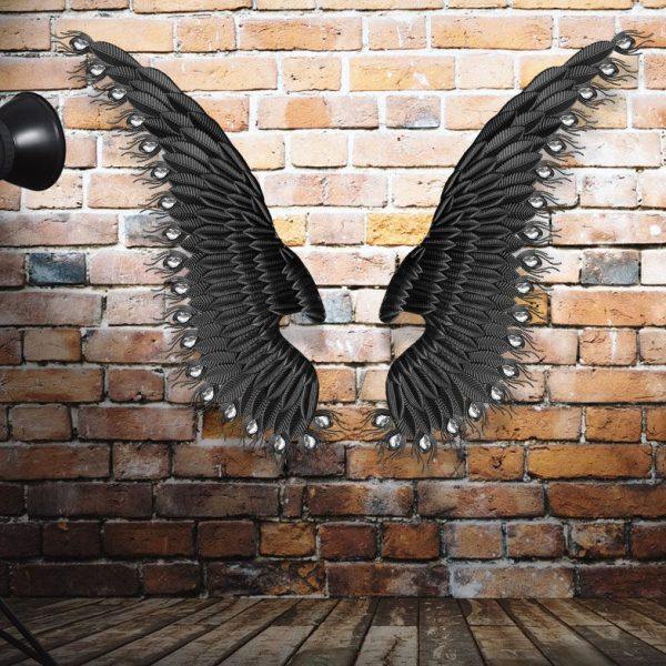 工业风铁艺翅膀挂件酒吧烧烤店复古风格店铺背景墙创意墙面装饰,家居饰品,壁饰,淘宝优惠券,粉丝福利购,淘宝优惠卷